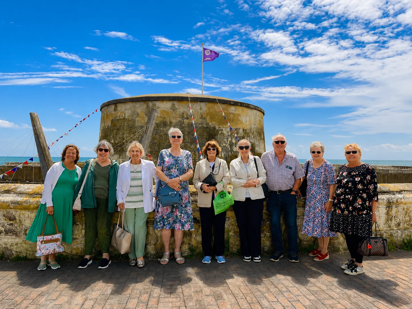tour group photo
